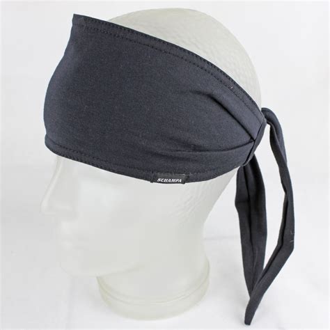 Old School Bandana Kopftuch Headwrap Stirnband Biker Jogger Sport Black