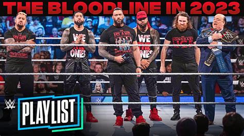 The Bloodline Story In 2023 WWE Playlist YouTube