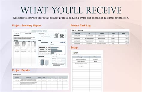 Project Summary Report Template in Excel, Google Sheets - Download | Template.net