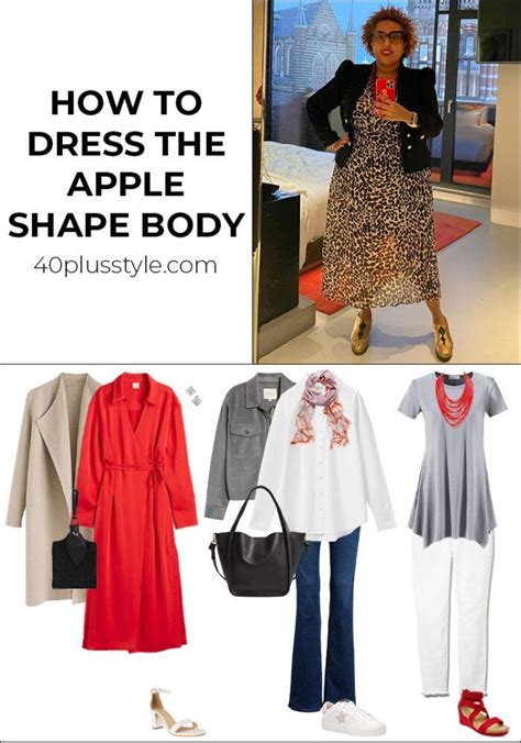 how to dress the apple shape body in 40plustyle com's fashion guide