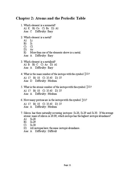 Chapter 2 Atoms And The Periodic Table Docslib