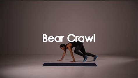 Bear Crawl - HIIT Workout Exercise - Group HIIT