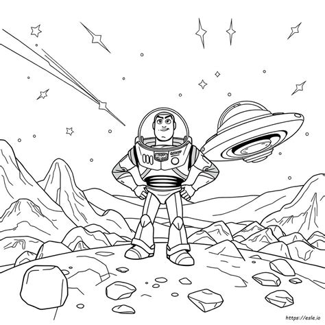 buzz lightyear malbuch