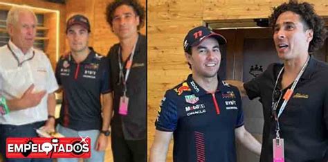 Checo Pérez Recibió La Visita De Memo Ochoa En El Gran Premio De Mónaco