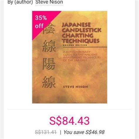 Japanese Candlestick Charting Technique Books Stationery Fiction On