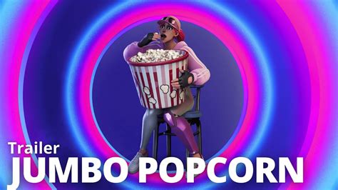 Fortnite Jumbo Popcorn Biggest Size Eating Girl At Cinema Official