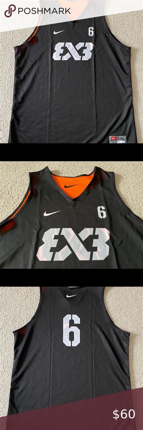 NIKE FIBA TEAM 3x3 REVERSIBLE BASKETBALL JERSEY Basketball Uniforms ...