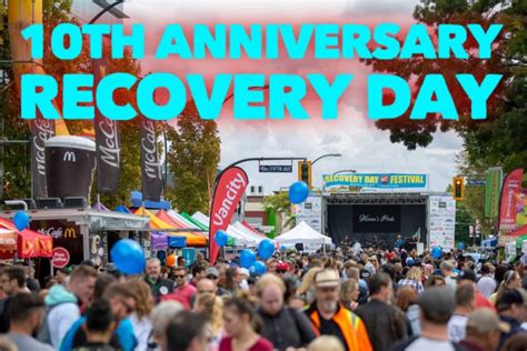 10th Anniversary Of Recovery Day In New West Saturday September 10 Fvn