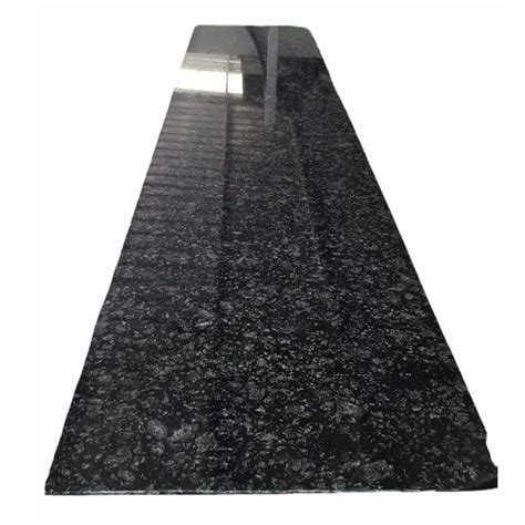 Polished Ceramic Mm Majestic Black Granite Slab For Flooring At Rs