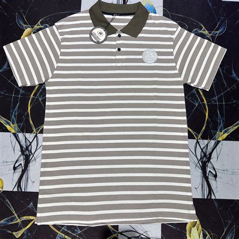 Jual Kaos Polo Shirt Kaos Kerah Pria Dewasa Kaos Kerah Salur Shopee