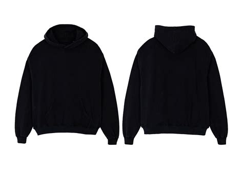 Black Oversized Hoodie Mockup - Etsy