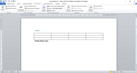 Tabela Nas Normas ABNT Como Inserir Tabelas