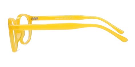 Instant Crush Round Yellow Full Rim Eyeglasses Eyebuydirect