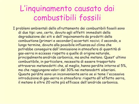 I Combustibili Fossili Ppt Scaricare