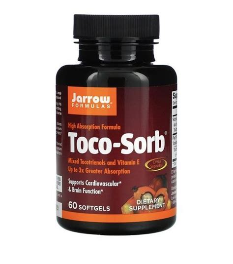 Toco-Sorb комплекс токотриенолов и витамина Е 60 мягких таблеток ...