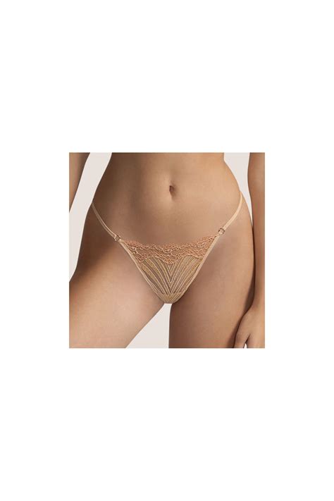 Nude Thong Andres Sarda Sales Nude Lace Lingerie Unas1 Lace Thong