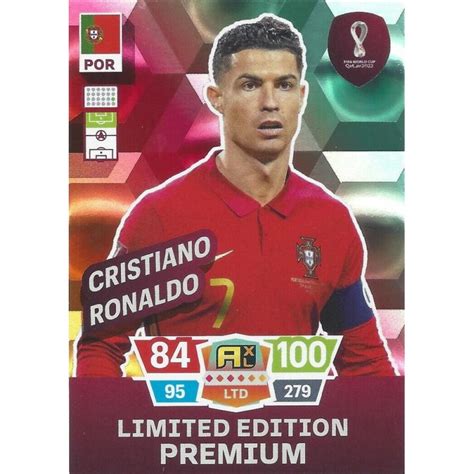 Offer Soccer Cards Cristiano Ronaldo Premium Limited Edition Panini