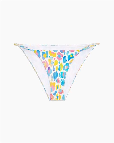 Onia Hannah Watercolor Leopard Bikini Bottom Editorialist