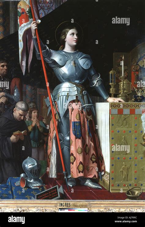 Juana De Arco En La Coronaci N De Carlos Vii En La Catedral De Reims