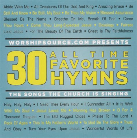 Various - 30 All Time Favorite Hymns - Amazon.com Music