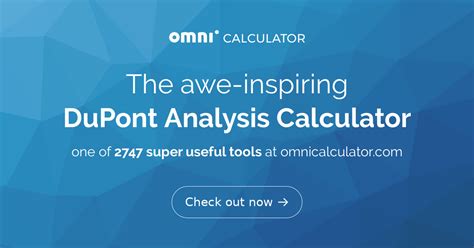 DuPont Analysis Calculator | Analyse the ROE