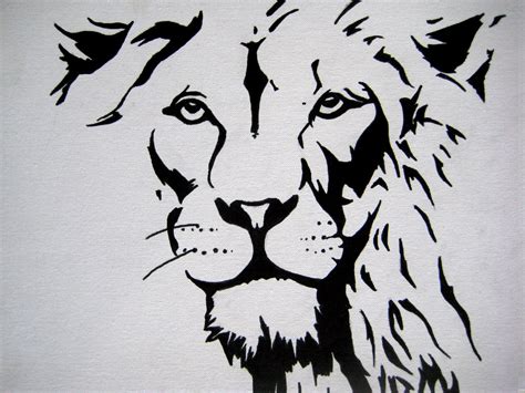 Free Lion Stencil, Download Free Lion Stencil png images, Free ClipArts ...