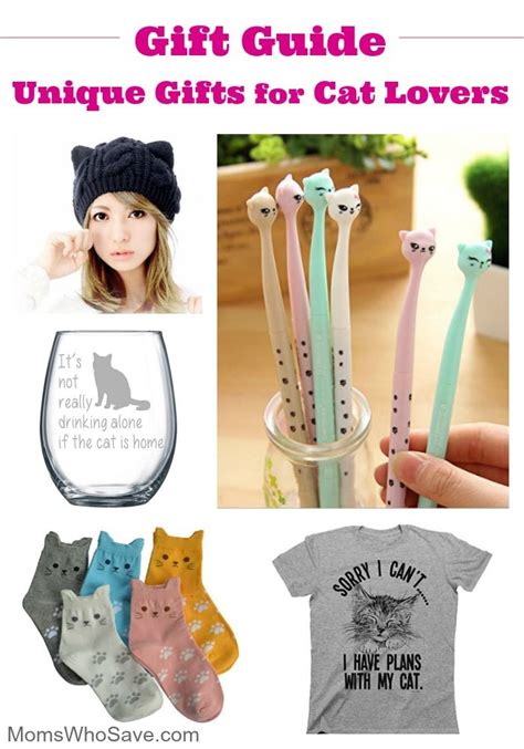 Gift Guide: Unique Gifts For Cat Lovers | MomsWhoSave.com | Cat lover ...