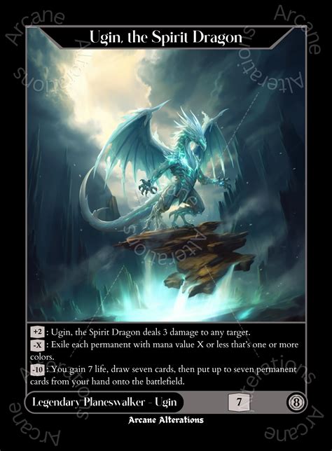 Ugin The Spirit Dragon High Quality Altered Art Custom Proxy Cards