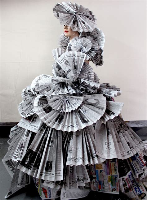 Pin on Mode | Recycled fashion, Paper dress, Recycled costumes