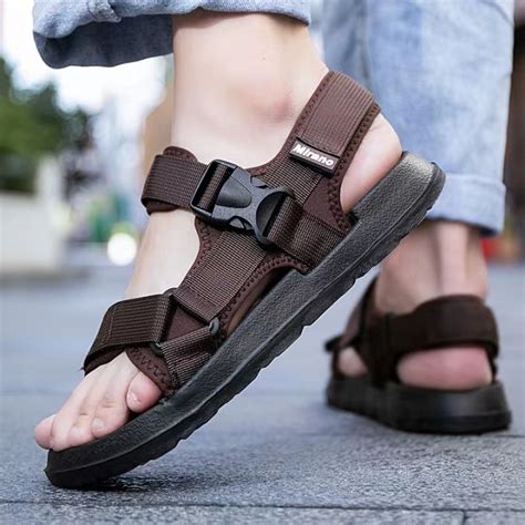 New Mens Sandals Outerwear Platform Slippers Lazada Ph