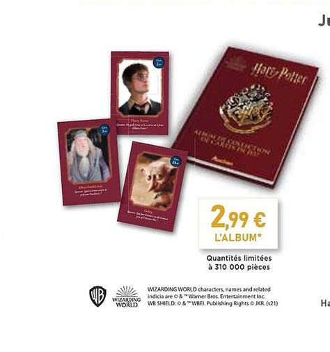 Promo L Album Harry Potter Chez Auchan ICatalogue Fr