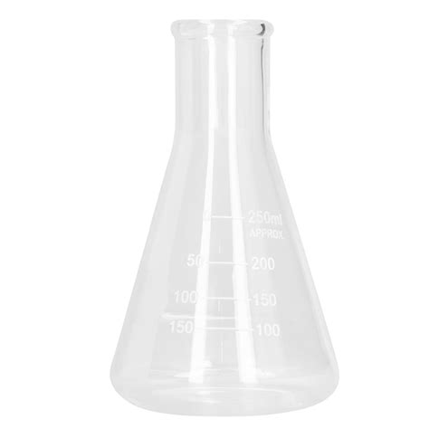 Yumili Erlenmeyer Matraz Boca Estrecha Vidrio De Borosilicato Engrosado