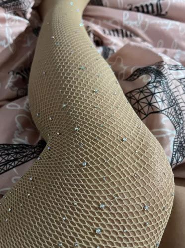 Meia Cal A Arrast O Strass Nude Descart Vel Uso X No Maximo Mercadolivre