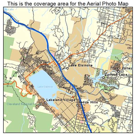 Where Is Lake Elsinore California Map - Topographic Map World