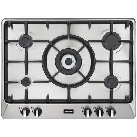 Stoves RICH700GHSTA 70cm 5 Burner Gas Hob - STAINLESS STEEL - Appliance ...