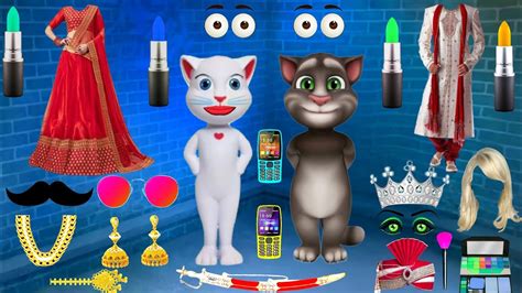 Talking Tom Billu Ki Saddi Billi Ke Sath Me Funny Bridal Makeup Cartoon