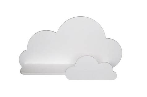 Cloud Wall Shelf Per Asilo Nido Mensola Galleggiante In Legno