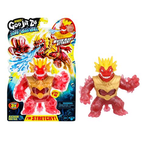 Amazon Heroes Of Goo Jit Zu Deep Goo Sea Blazagon Hero Pack Super