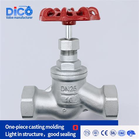 Dico Industrial Equipment 200wog Cf8cf3m Bsp S Type Globe Valve Vs Ball Valve China Globe