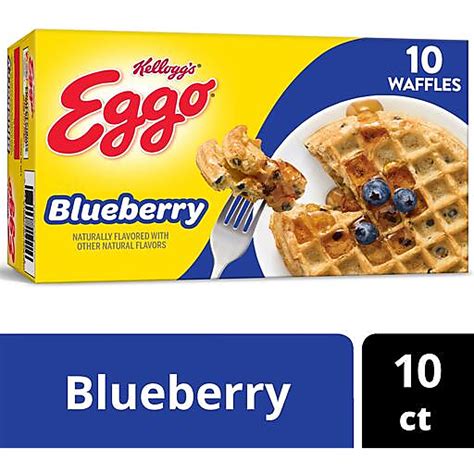 Eggo Blueberry Waffle Breakfast Food Priceless Foods