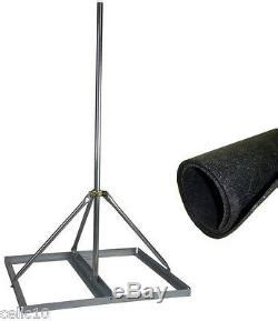 Non Penetrating Antenna Roof Mount With 1 25 X 60 Mast Roof Mat EZ NP