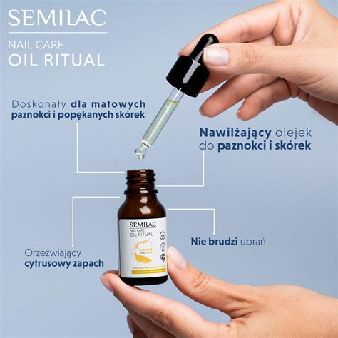 SEMILAC Oil Ritual Nawilżający olejek do paznokci i skórek 11ml