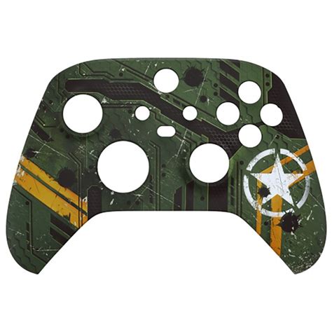 Xbox Series Sx Controller Soft Touch Front Faceplate Battle Mech