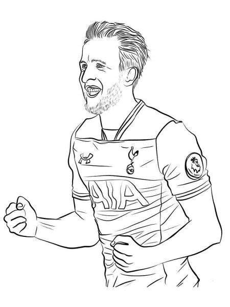 Harry Kane Coloring Pages