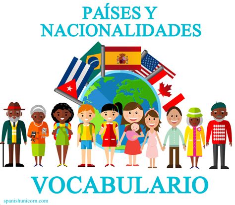 Vocabulario Espa Ol Pa Ses Y Nacionalidades Con Ejercicios