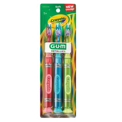 Cepillo Dental Infantil Gum Crayola Piezas Walmart