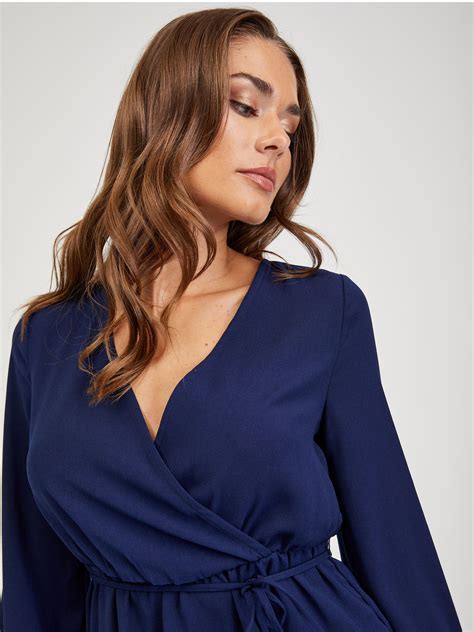 Dunkelblaue Damen Bluse ORSAY Orsay At Der Offizielle E Shop Der