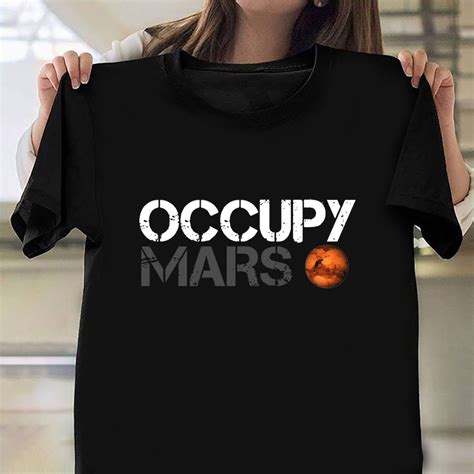 Occupy Mars Shirt Elon Musk Spacex Occupy Mars T Shirt Moothearth