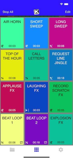 Kueit Dj Soundboard App An Audio Sampler App For Audio And Effects