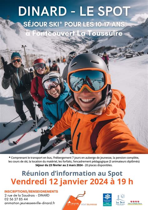 R Union D Information Sur Le S Jour Au Ski Pour Les Ans